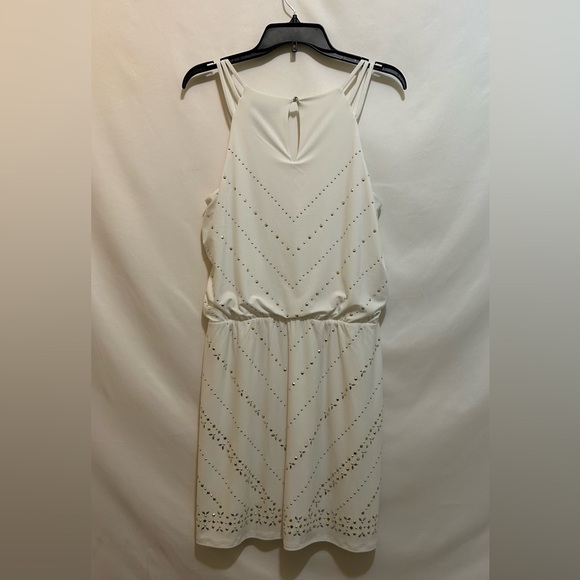 White House Black Market Women’s White Dress with lining. Size Small - Picture 6 of 9